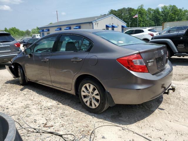 Photo 2 from auction – 2012 HONDA CIVIC LX with VIN 19XFB2F59CE102797