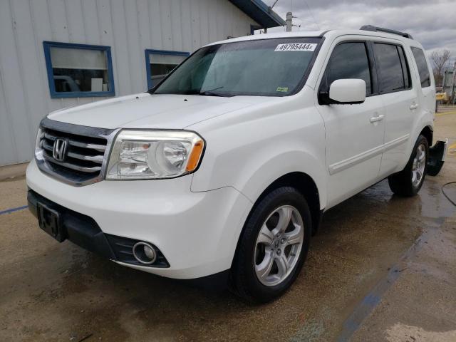 HONDA PILOT EXL 2012 with VIN 5FNYF3H57CB011361 - Photo from auction
