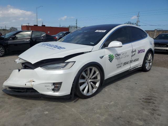 TESLA MODEL X 2017 with VIN 5YJXCBE21HF053752 - Photo from auction