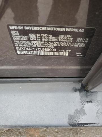 Photo 14 from auction – 2012 BMW X5 XDRIVE3 with VIN 5UXZV4C57CL989990