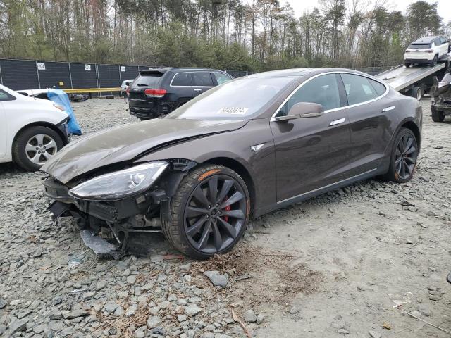 TESLA MODEL S 2014 with VIN 5YJSA1H25EFP63707 - Photo from auction