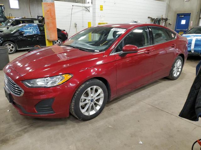 FORD FUSION SE 2019 with VIN 3FA6P0HD4KR114508 - Photo from auction
