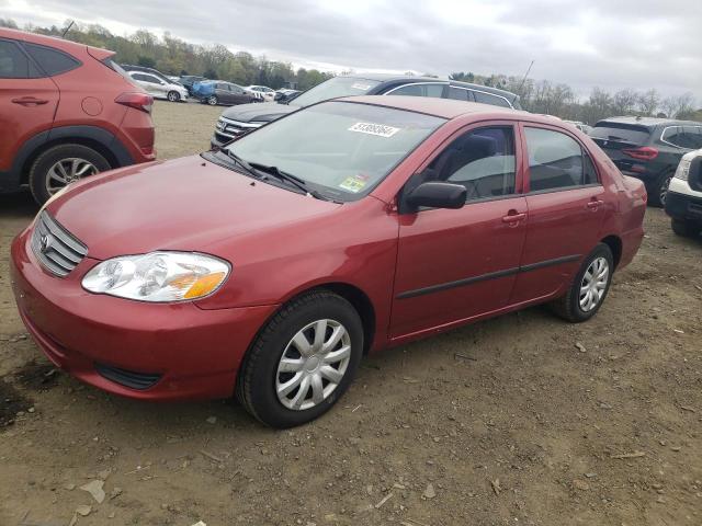TOYOTA COROLLA CE 2004 with VIN 2T1BR32EX4C313996 - Photo from auction