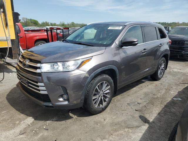 TOYOTA HIGHLANDER 2019 with VIN 5TDJZRFH9KS711353 - Photo from auction