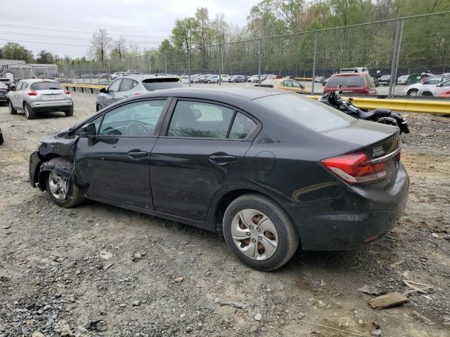 Photo 2 from auction – 2013 HONDA CIVIC LX with VIN 2HGFB2F56DH602178