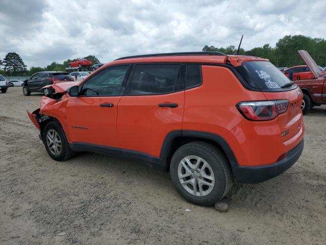 Photo 2 from auction – 2018 JEEP COMPASS SP with VIN 3C4NJCAB0JT148111