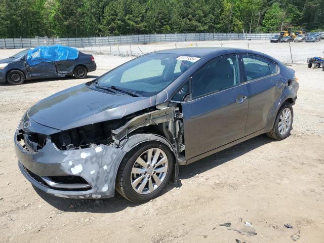KIA FORTE EX 2014 with VIN KNAFX4A82E5096237 - Photo from auction