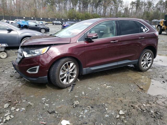 FORD EDGE TITAN 2017 with VIN 2FMPK4K86HBC14614 - Photo from auction
