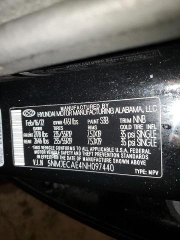 Photo 14 from auction – 2022 HYUNDAI TUCSON LIM with VIN 5NMJECAE4NH097440