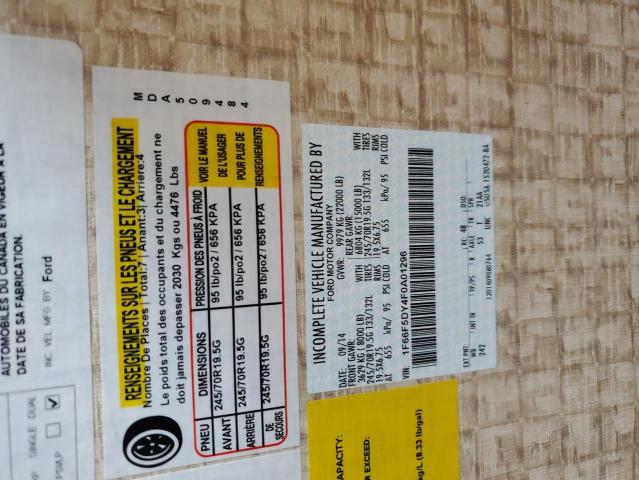 Photo 10 from auction – 2015 FORD MIRADA with VIN 1F66F5DY4F0A01296