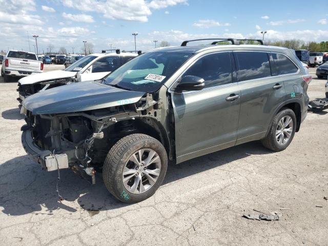 TOYOTA HIGHLANDER 2014 with VIN 5TDJKRFHXES059285 - Photo from auction