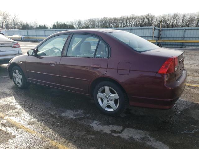 Photo 2 from auction – 2004 HONDA CIVIC EX with VIN JHMES26754S002397