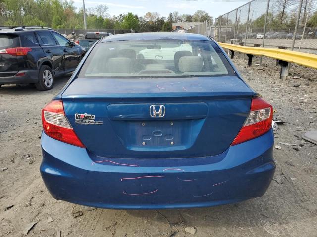 Photo 6 from auction – 2012 HONDA CIVIC LX with VIN 2HGFB2F59CH531251