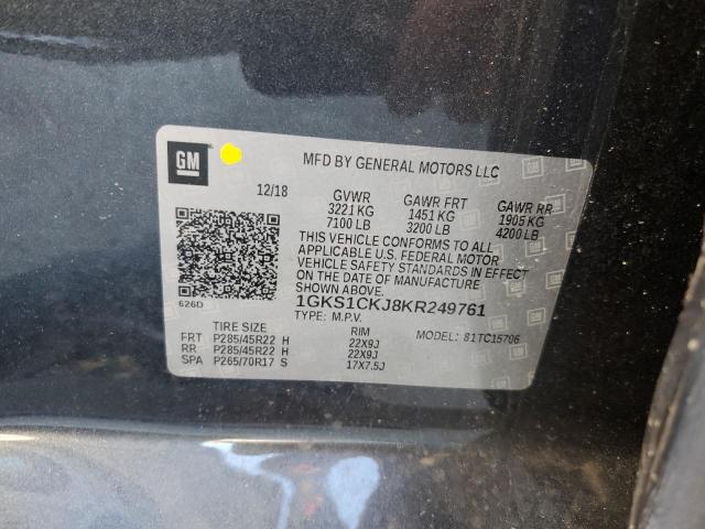 Photo 14 from auction – 2019 GMC YUKON DENA with VIN 1GKS1CKJ8KR249761