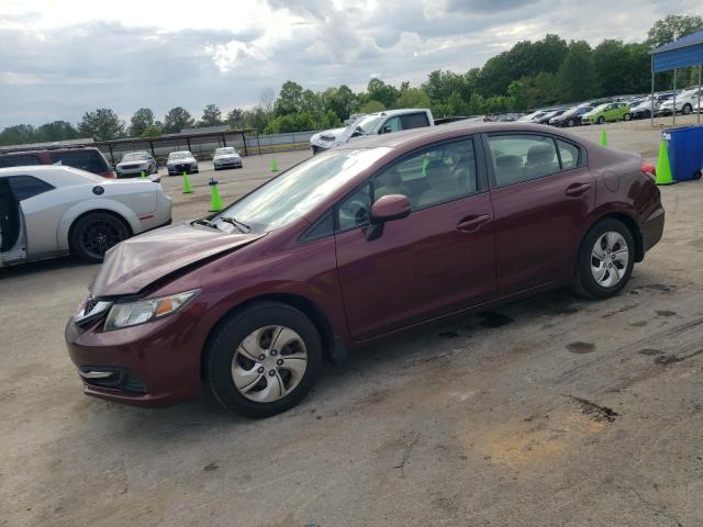 HONDA CIVIC LX 2013 with VIN 2HGFB2F5XDH564650 - Photo from auction