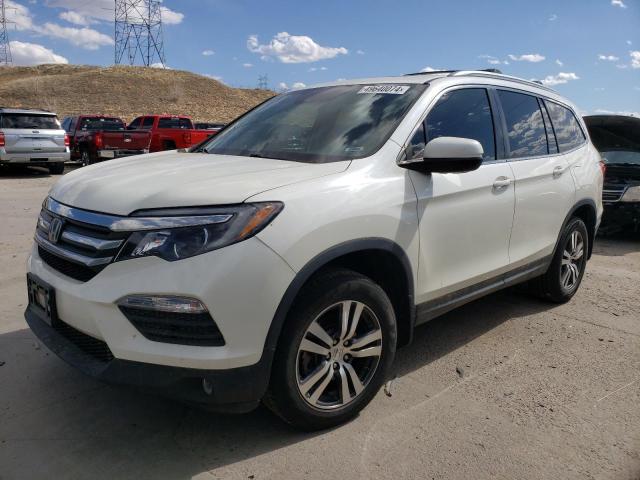 HONDA PILOT EXL 2018 with VIN 5FNYF6H66JB000018 - Photo from auction