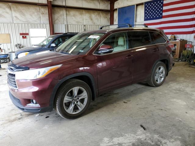 TOYOTA HIGHLANDER 2016 with VIN 5TDDKRFH2GS345728 - Photo from auction