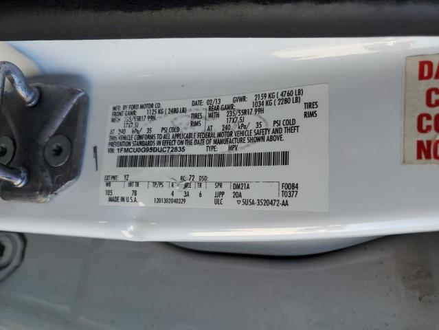 Photo 14 from auction – 2013 FORD ESCAPE SE with VIN 1FMCU0G95DUC72835