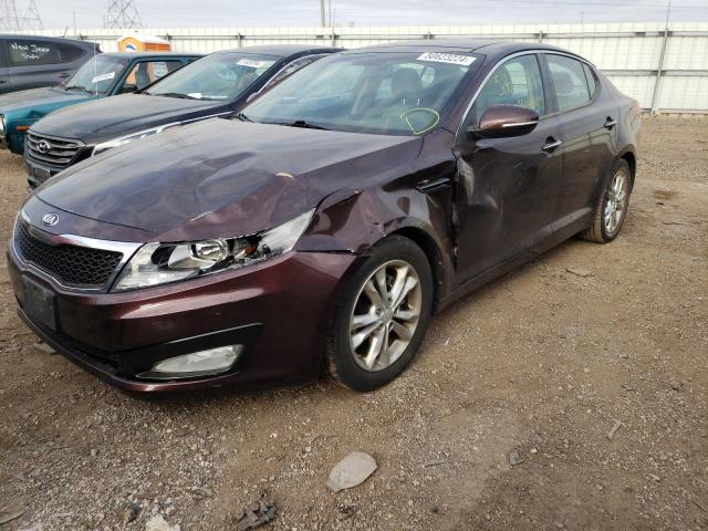 KIA OPTIMA EX 2013 with VIN 5XXGN4A71DG223851 - Photo from auction