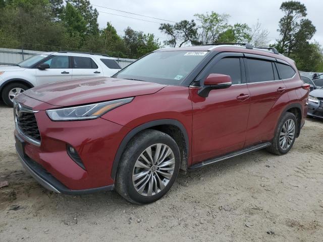 TOYOTA HIGHLANDER 2021 with VIN 5TDFZRBH8MS069416 - Photo from auction