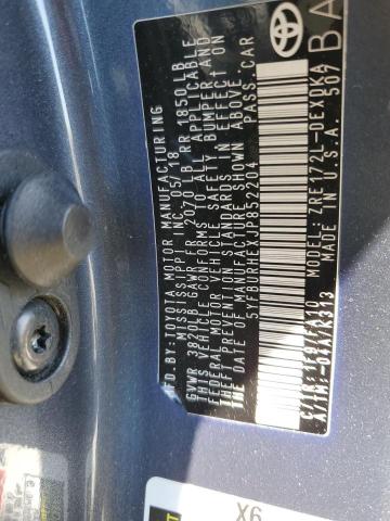 Photo 13 from auction – 2018 TOYOTA COROLLA L with VIN 5YFBURHEXJP852204