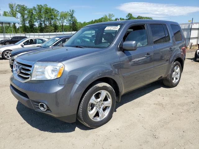 HONDA PILOT EX 2013 with VIN 5FNYF3H48DB031160 - Photo from auction