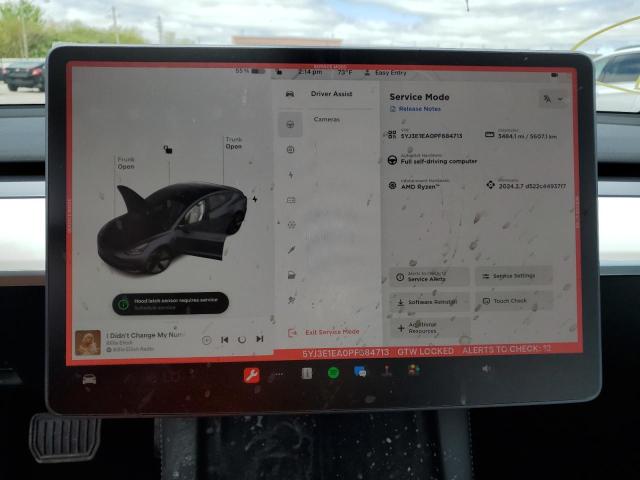 Photo 9 from auction – 2023 TESLA MODEL 3 with VIN 5YJ3E1EA0PF684713