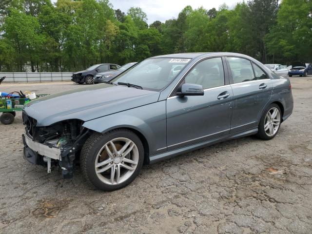 MERCEDES-BENZ C 300 4MAT 2012 with VIN WDDGF8BB2CA696598 - Photo from auction