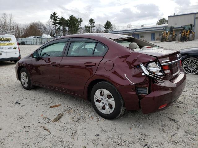 Photo 2 from auction – 2015 HONDA CIVIC LX with VIN 19XFB2F51FE251001