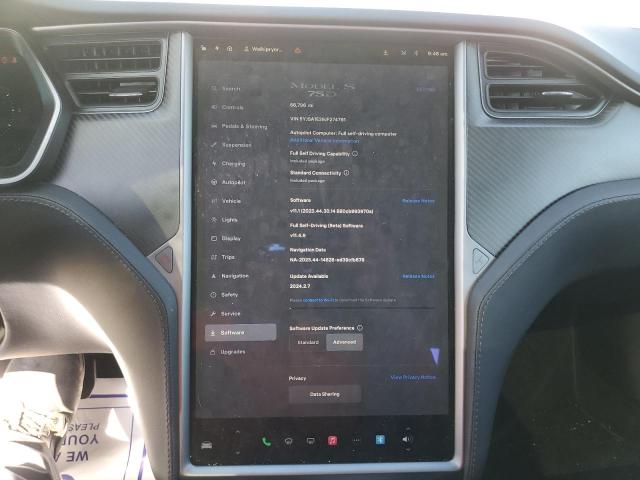 Photo 9 from auction – 2018 TESLA MODEL S with VIN 5YJSA1E29JF274791