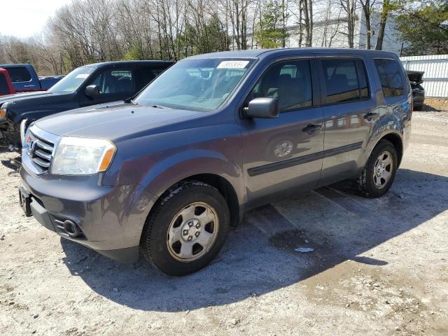 HONDA PILOT LX 2015 with VIN 5FNYF4H26FB061443 - Photo from auction