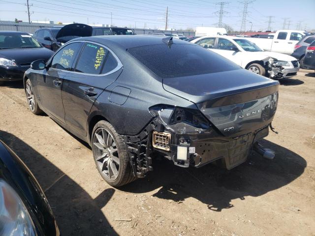 Photo 2 from auction – 2022 GENESIS G70 BASE with VIN KMTG34TAXNU088980