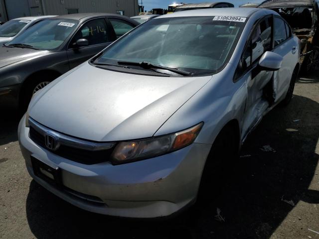 HONDA CIVIC LX 2012 with VIN 2HGFB2F57CH603354 - Photo from auction