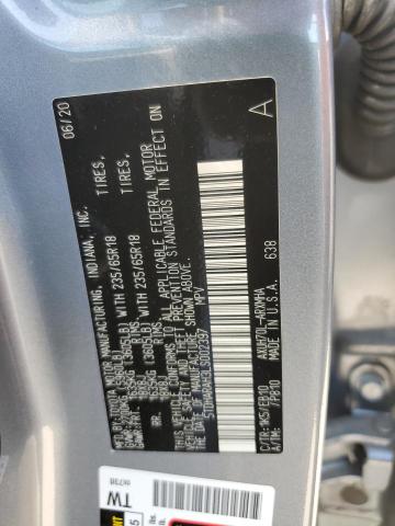 Photo 14 from auction – 2020 TOYOTA HIGHLANDER with VIN 5TDHARAH3LS002397