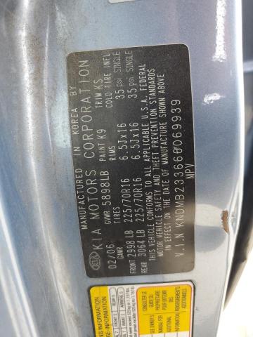 Photo 14 from auction – 2006 KIA SEDONA EX with VIN KNDMB233666069939