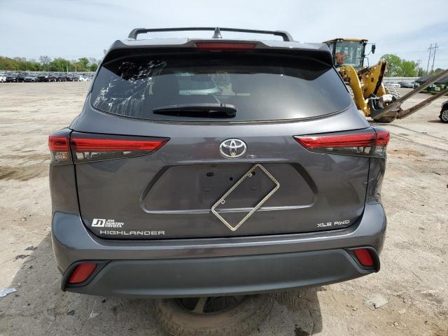 Photo 6 from auction – 2021 TOYOTA HIGHLANDER with VIN 5TDGZRBH6MS141993