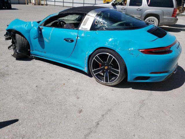 Photo 2 from auction – 2017 PORSCHE 911 TARGA with VIN WP0BB2A9XHS136860