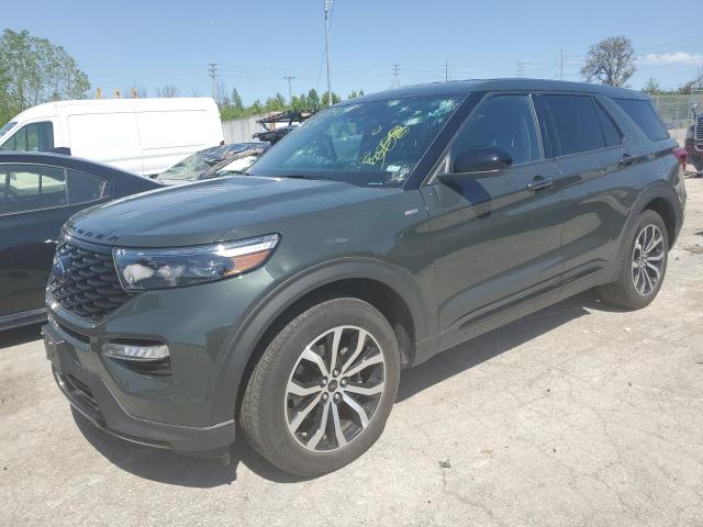 FORD EXPLORER S 2022 with VIN 1FMSK8KH5NGA28441 - Photo from auction