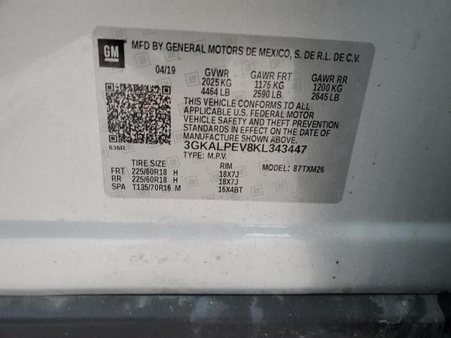 Photo 14 from auction – 2019 GMC TERRAIN SL with VIN 3GKALPEV8KL343447