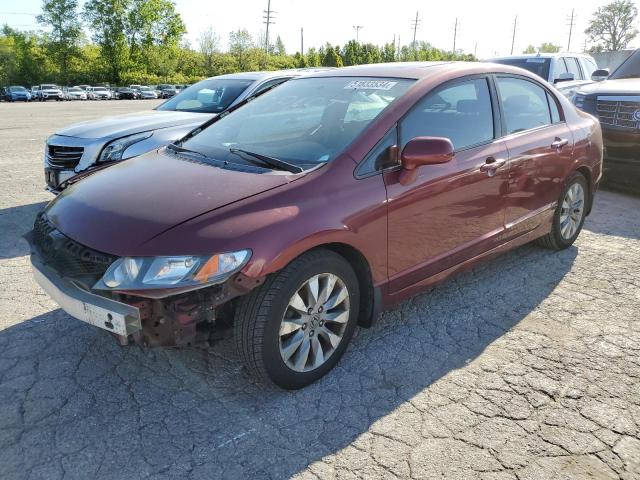HONDA CIVIC EX 2009 with VIN 19XFA16869E049475 - Photo from auction