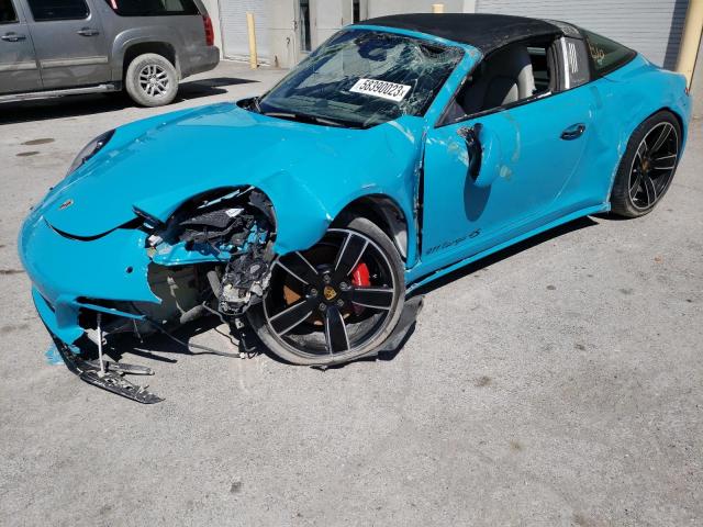 PORSCHE 911 TARGA 2017 with VIN WP0BB2A9XHS136860 - Photo from auction