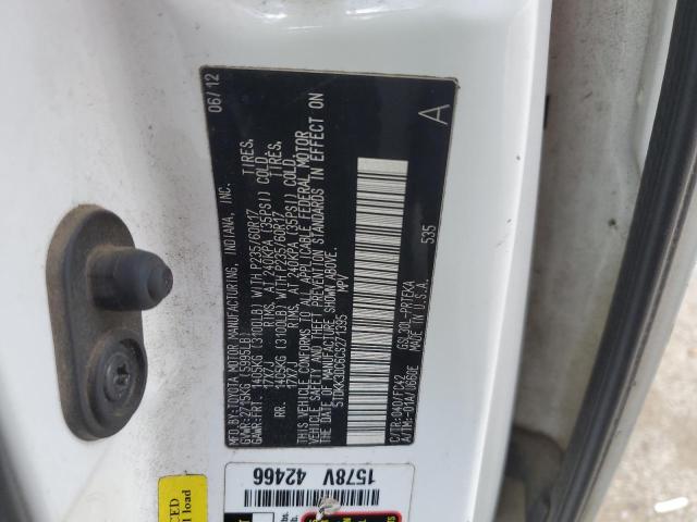 Photo 14 from auction – 2012 TOYOTA SIENNA LE with VIN 5TDKK3DC6CS271395
