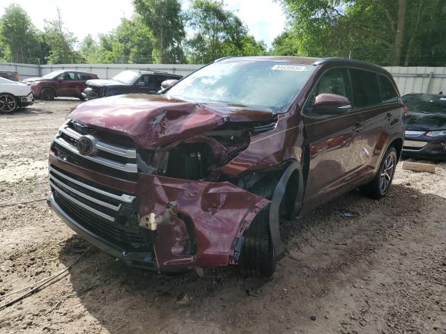 TOYOTA HIGHLANDER 2018 with VIN 5TDKZRFHXJS270710 - Photo from auction