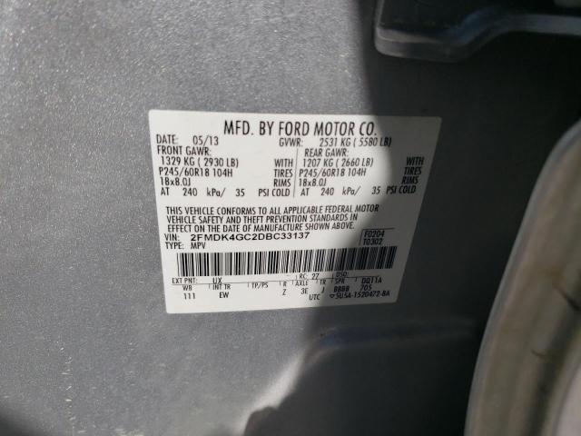 Photo 14 from auction – 2013 FORD EDGE SE with VIN 2FMDK4GC2DBC33137