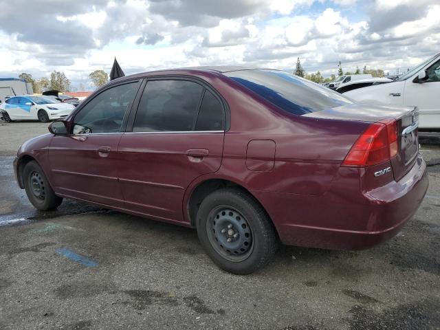 Photo 2 from auction – 2002 HONDA CIVIC EX with VIN 2HGES26742H532819