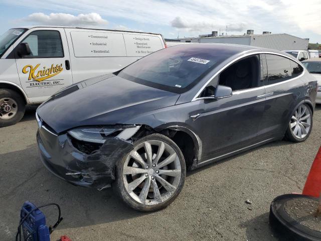 TESLA MODEL X 2017 with VIN 5YJXCDE21HF035652 - Photo from auction