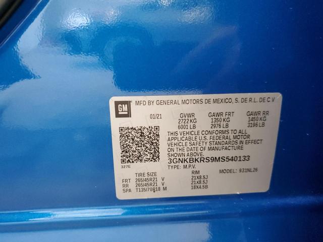 Photo 14 from auction – 2021 CHEVROLET BLAZER RS with VIN 3GNKBKRS9MS540133