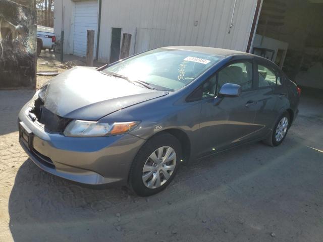HONDA CIVIC LX 2012 with VIN 19XFB2F53CE001206 - Photo from auction