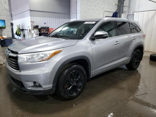 TOYOTA HIGHLANDER 2015 with VIN 5TDJKRFH6FS103929 - Photo from auction