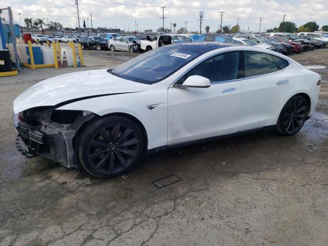 TESLA MODEL S 2014 with VIN 5YJSA1H1XEFP61801 - Photo from auction